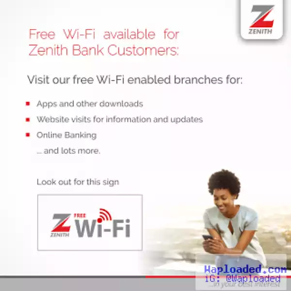 How to enjoy Zenith Bank free browsing via wifi hotspot 